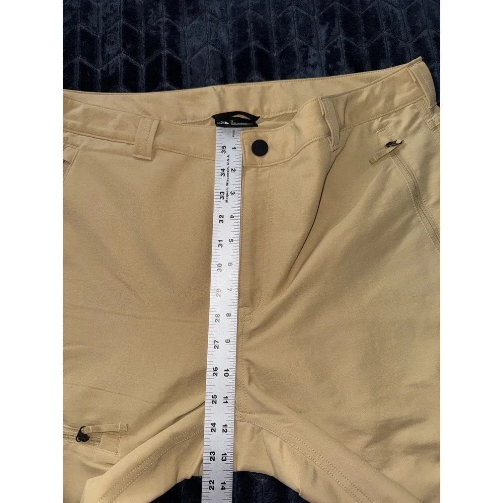 The North Face Men's Pants Retrac Tech III Flashdry Hiking Climbing Khaki Sz 36